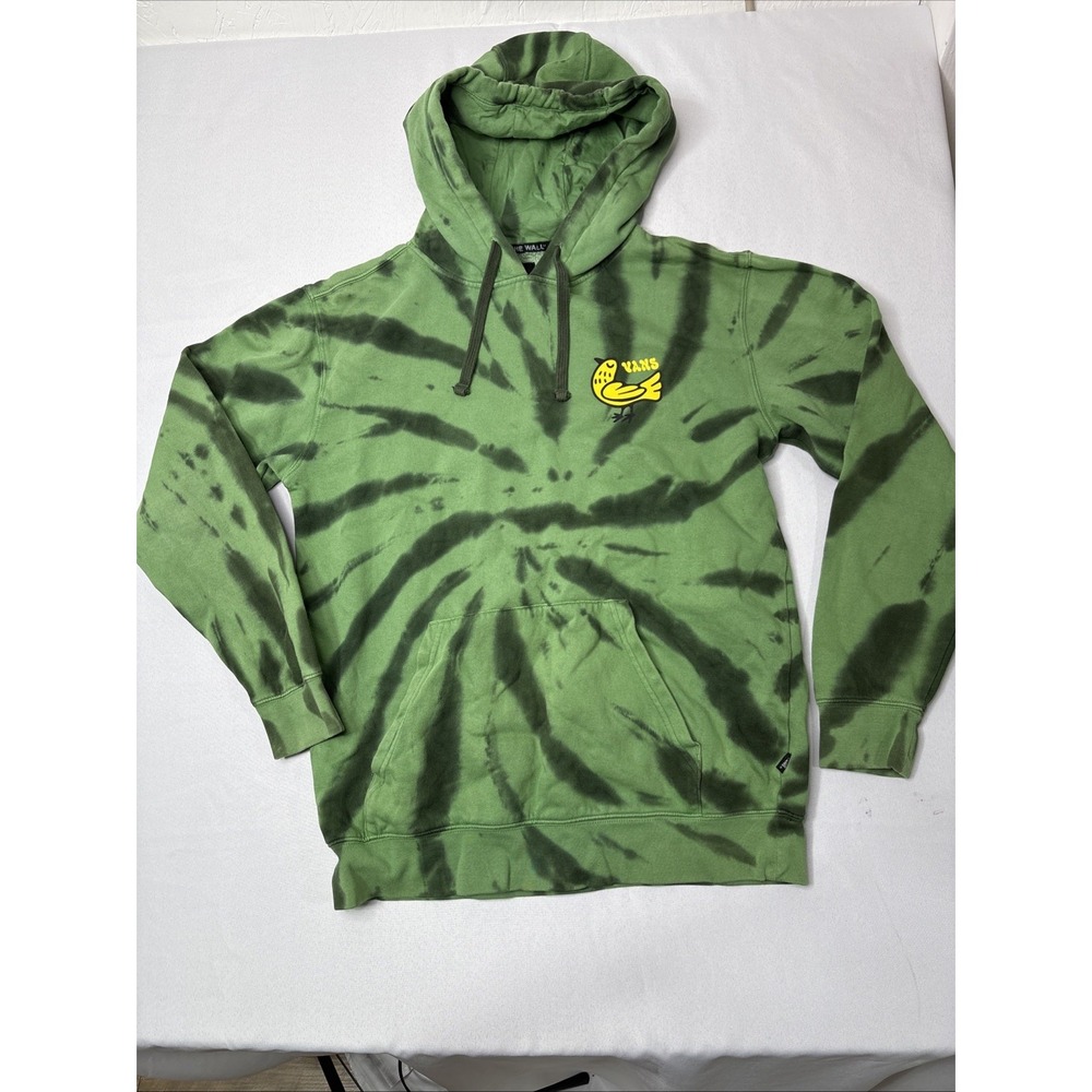 Vans Hoodie Size Small Sweatshirt‎ Green Tiedye